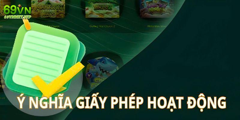 Giấy phép hoạt động giữ công bằng